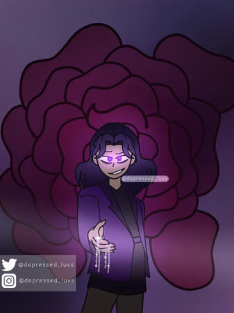 Purple Flower - Redraw